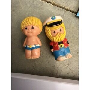 Vintage 1977 Cabbage Patch Kids Mini Figures Sailor Captain & Baby Lot OAA